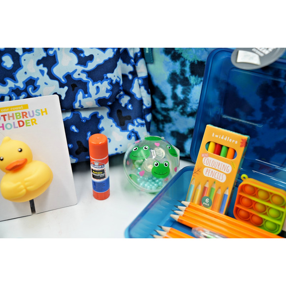 EcoTech Camo Backpack +‎ Fulton Teal Lunchbox Back-to-School Supply Bundle - Picture 10 of 14